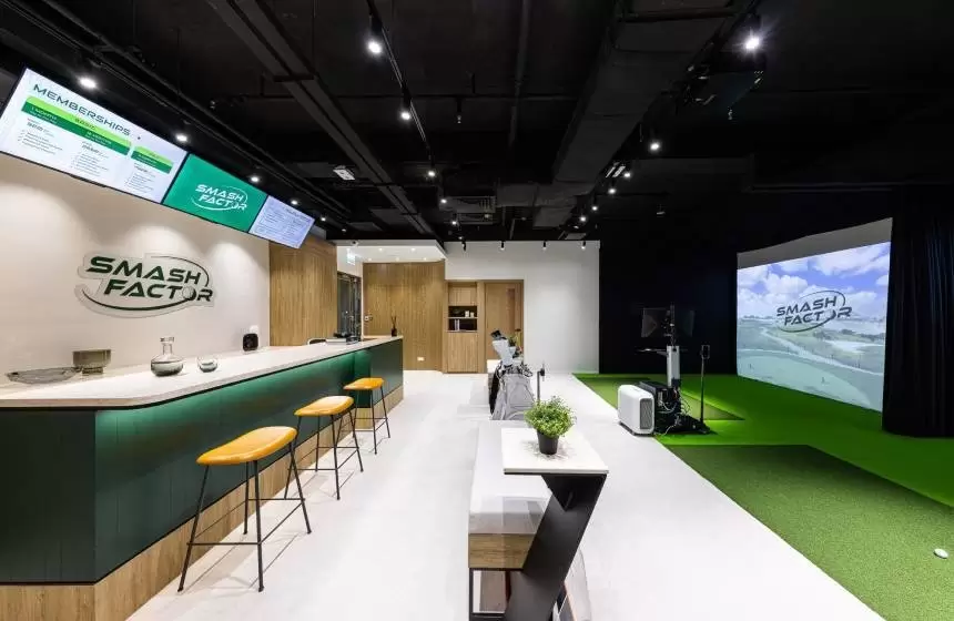 Smash Factor | Interior design showcase of Indoor Golf Court