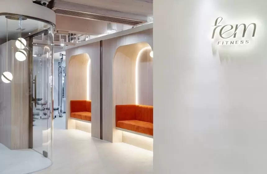 Fem Fitness | Interior design showcase of a Gym Room
