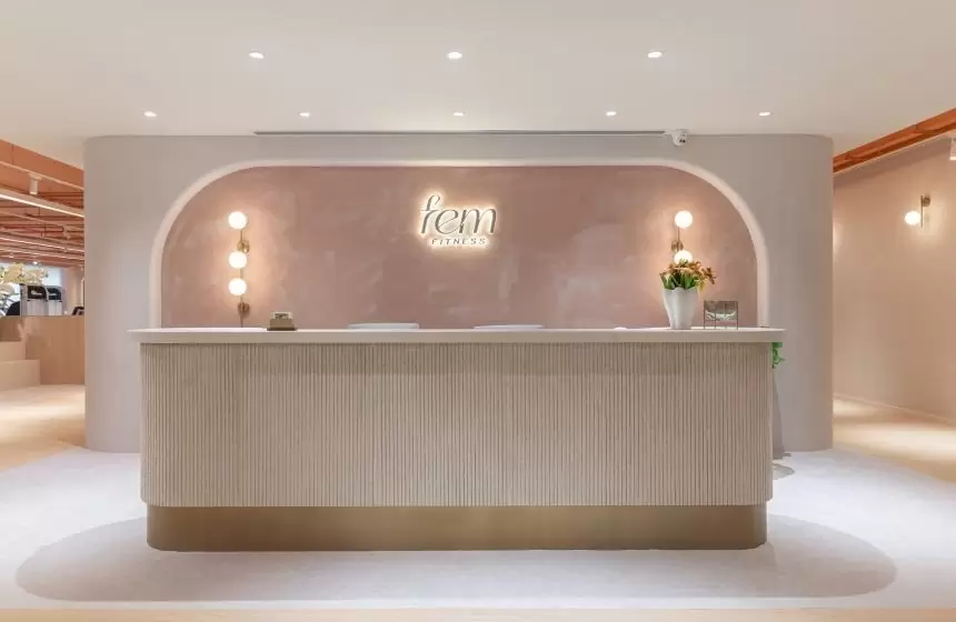 Fem Fitness | Interior design showcase of a Gym Room